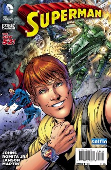 Superman (2011) #34 Selfie Variant Cover