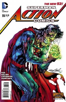 Action Comics (2011) #35 Monsters Cover