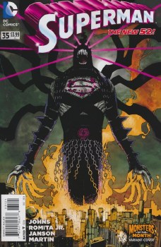 Superman (2011) #35 Monsters Variant Cover