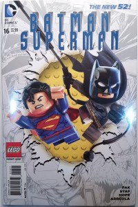 Batman/Superman #16 LEGO Cover