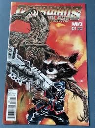 Guardians of the Galaxy (2013) #21 Rocket Raccoon and Groot Variant Cover