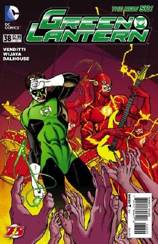 Green Lantern (2011) #38 Flash 75th Anniversary Cover