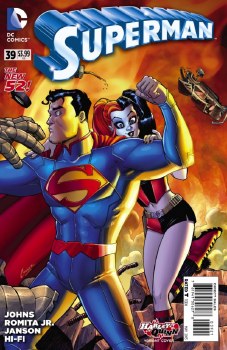 Superman (2011) #39 Harley Quinn Variant Cover