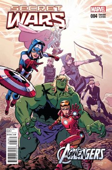 Secret Wars (2015) #4 AGWENgers Cover