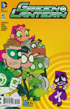 Green Lantern (2011) #42 Teen Titans Go Cover