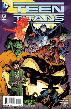 Teen Titans (2014) #13 Monsters Cover