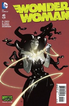 Wonder Woman (2011) #45 Monsters Variant Cover