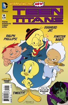 Teen Titans (2014) #14 Looney Tunes Cover