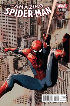 Amazing Spider-Man (2015) #1.3 Yu 1:25 Variant Cover