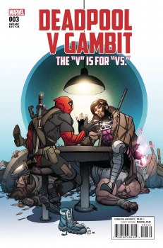 Deadpool vs Gambit #3 Ferry Variant Cover