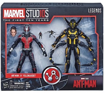 Antman Marvel MCU 10th Anniversary Figure 2-Pack