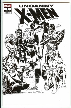 Uncanny X-Men (2018) #1 Cockrum B&W Variant