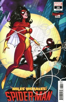 Miles Morales Spider-Man #16 Spider-Woman Variant Cover