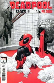 Deadpool Black White & Blood #3 Larroca Variant Cover