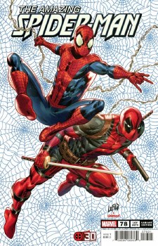 Amazing Spider-Man (2018) #78 Liefeld Deadpool 30th Anniversary Variant Cover