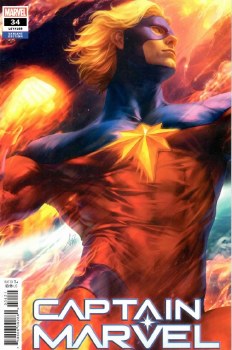 Captain Marvel (2019) #34 Artgerm Variant Cover