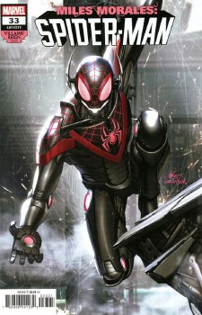 Miles Morales Spider-Man #33 Lee Devils Reign Villain Variant Cover