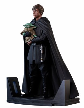 Star Wars Luke & Grogu Mandalorian Premier Collection Statue