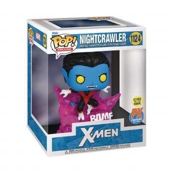 Pop Deluxe X-Men Nightcrawler Teleporting Glow-in-the-Dark Vinyl Figure