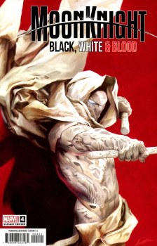 Moon Knight Black White and Blood #4 Lozano Variant Cover