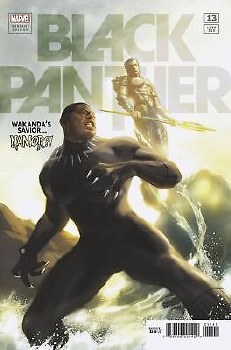 Black Panther (2021) #13 Mercado Spoiler Variant Cover
