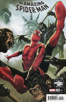 Amazing Spider-Man (2022) #19 Mobili Planet of the Apes Variant Cover