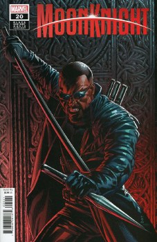 Moon Knight (2021) #20 Blade Black History Month Variant Cover
