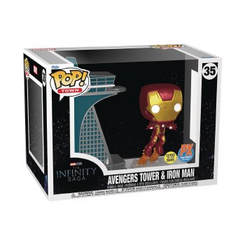 Pop Town Avengers 2 Avengers Tower with Iron Man Glow-in-the-Dark Vinyl Figure Previews Exclusive Pop Town Avengers 2 Avengers Tower with Iron Man Glow-in-the-Dark Vinyl Figure Previews Exclusive