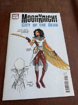 Moon Knight City of the Dead #2 Design 1:10 Variant Cover