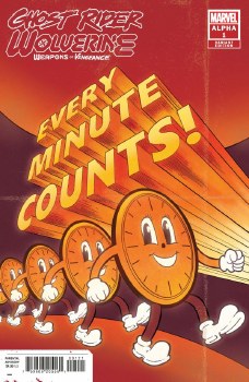 Ghost Rider/Wolverine Weapons of Vengeance Alpha #1 Kuder Miss Minutes Variant Cover