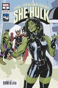 Sensational She-Hulk (2023) #8 Carlos Gomez Black Costume Variant Cover