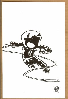 Daredevil (2023) #10 Skottie Young Big Marvel Sketch Virgin 1:50 Variant Cover