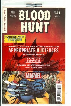 Blood Hunt Red Band #2 Logan Lubera Bloody Homage 1:25 Variant Cover