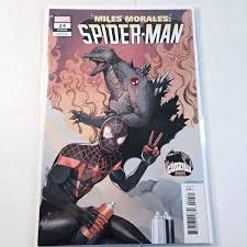 Miles Morales Spider-Man (2022) #24 Romy Jones Godzilla Variant Cover