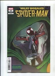 Miles Morales Spider-Man (2022) #25 Annie Wu Doom Variant Cover