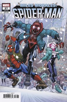 Miles Morales Spider-Man (2022) #27 Todd Nauck Winter Holiday Variant Cover