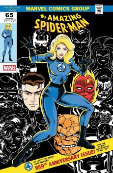 Amazing Spider-Man (2022) #65 Luciano Vecchio Fantastic Four Homage Variant Cover