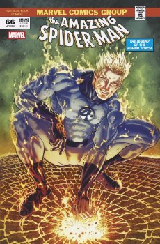 Amazing Spider-Man (2022) #66 Paco Diaz Fantastic Four Homage Variant Cover
