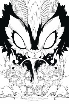 Mothra Queen of Monsters #1 Sophie Campbell B&W 1:50 Variant