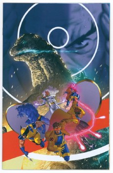 Godzilla vs X-Men #1 Taurin Clarke Virgin 1:100 Variant