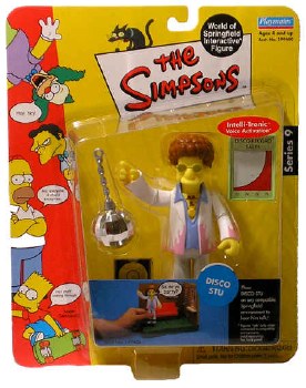 Simpsons Disco Stu Action Figure