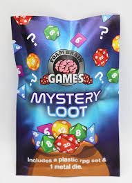 Mystery Loot Plastic RPG Dice Set and One Bonus Metal Die