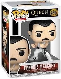 Pop Rocks Queen Freddie Mercury White Singlet Vinyl Figure