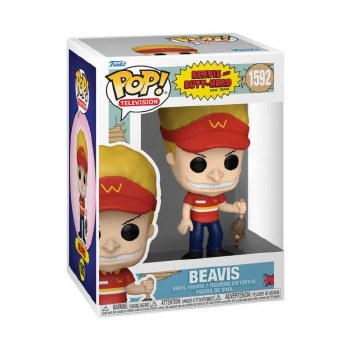 Pop Television Beavis and Butt-Head Beavis Burger World Uniform Vinyl Figure