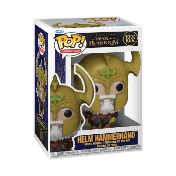 Pop Animation Lord of the Rings War of the Rohirrim Helm Hammerhand Vinyl Figure