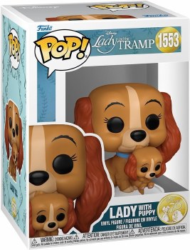 Pop Disney Lady and the Tramp 70th Anniversary Lady with Puppy Vinyl Figure