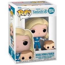 Pop Fantastic Four Invisible Woman and Franklin Vinyl Figure