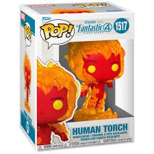 Pop Fantastic Four Human Torch Vinyl Figure