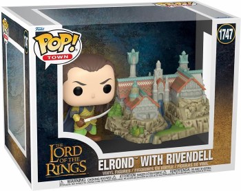 Pop Town Lord of the Rings Elrond with Rivendell Vinyl Figure Pop Town Lord of the Rings Elrond with Rivendell Vinyl Figure