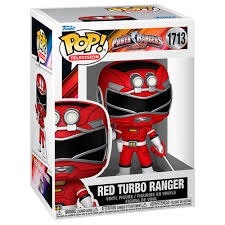 Pop Television Power Rangers Turbo Red Vinyl Figure